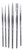 Jack Richeson Grey Matters Watercolor Brushes (Set of 6)