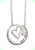 Nurse Round Circle Heart Disc with Cap Charm Live Love Heal RN Necklace for Women