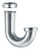Plumb Craft 7631250 LA Kitchen Drain Bend Chrome