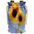 3dRose Patricia Sanders Flowers - Painted Yellow Sunflowers in a Blue Sky- Flowers - Wine Bag -wbg_47763_1-