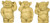Design Toscano The Picc-a-Dilly Gargoyle Sculptures - Small Set Includes: Small Bum, Ear and.