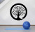 Vinyl Wall Decal Zen Circle Enso Tree Meditation Room Yoga Stickers -vs4739-