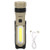 iFCOW L2 PlusCOB Ultra Bright Foldable Flashlight Built?in Battery USB Rechargeable Camping Torch