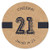 Big Dot of Happiness Custom Finally 21 - Personalized 21st Birthday Party Circle Sticker Labels - 24 Count