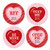 Big Dot of Happiness Custom Conversation Hearts - Assorted Personalized Valentines Day Party Circle Sticker Pack - Set of 24