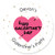 Big Dot of Happiness Personalized Be My Galentine - Custom Galentines  and  Valentines Day Party Favor Circle Sticker Labels - Custom Text - 24 Count