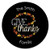 Big Dot of Happiness Personalized Give Thanks - Custom Thanksgiving Party Favor Circle Sticker Labels - Custom Text - 24 Count