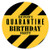 Big Dot of Happiness Personalized Happy Quarantine Birthday - Custom Social Distancing Party Favor Circle Sticker Labels - Custom Text - 24 Count