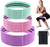 JSL Booty Resistance Workout Hip Loop Exercise Bands Fitness Loop Circle Exercise Legs and Butt Activate Glutes and Thighs Set of 3 Thick Wide Cloth Bootie Training Bands