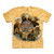 The Mountain Animal Spirit Circle Adult T-Shirt Yellow 5XL