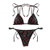 Bikini for Women High Waisted Swimsuit Crop Top Cut Out Cheeky High Rise Triangle Bathing Suit Bikini