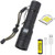XHP50 LED USB Rechargeable Flashlight 6000 Lumens Super Bright XHP50 LED Handheld Flashlights Zoomable 5 Lighting Modes Input and  Output Waterproof Torch Lamp for Hiking