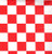 Red and White Checker table cover tablecloth rectangular plastic 54 x 108 -2 pieces-