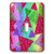 3dRose Modern Glam Rainbow Colors Image Of Glitter Triangle. - Light Switch Covers -lsp_338063_1-
