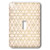 3dRose Anne Marie Baugh - Patterns - Pink and Image Of Gold Overlapping Geometric Triangle Pattern - single toggle switch -lsp_323134_1-