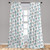 Lunarable Cartoon 2 Panel Curtain Set Watercolor Hedgehog and Cactus with Tiny Triangles Pattern Lightweight Window Treatment Living Room Bedroom Decor 56 inch x 63 inch Blue Grey