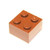 LEGO Parts and Pieces 2x2 Reddish Brown Brick x100