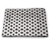 prunushome Geometric Dog Bed Mat Triangles Squares and Dots Cropped Lines Futuristic Modern Image Artwork Plush Dog or Cat Beds Black and White -23 inchx15.5 inch-