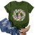 Womens TshirtsWomens Short Sleeve TopsWomens Loose T-Shirts Casual Printing Short Sleeves O-Neck Blouse Tops Army Green Womens TshirtsWomens Short Sleeve TopsWomens Loose T-Shirts Casual Printing Short Sleeves O-Neck Blouse Tops Army Green