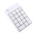 Queen.Y USB Numeric Keypad2.4GHz Wireless USB Pad Numeric Keypad Mini Portable Data Entry Numpad Number 18 keys Laptop PC New White