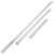 uxcell Double Sides Straight Ruler 20cm 40cm 60cm 3 in 1 Silver Tone