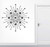 YHKZGM Starburst Circles Wall Stickers for Living Room Abstract Star Vinyl Stickers Adesivo De Parede Removable Art Decal Mural 56 56Cm YHKZGM Starburst Circles Wall Stickers for Living Room Abstract Star Vinyl Stickers Adesivo De Parede Removable Art Decal Mural 56 56Cm