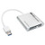 Tripp Lite USB 3.0 SuperSpeed Multi-Drive Memory Card Reader/Writer 5Gbps Aluminum Case -U352-000-MD-AL- Multi Color