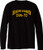 MILITARY USS George Washington CVN-73 Aircraft Carrier Supercarrier Standard Size Long Sleeve Tee Shirt - Large Black