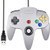 -USB Version- Classic N64 Controller SAFFUN N64 Wired USB PC Game pad Joystick N64 Bit USB Wired Game Stick for Windows PC Mac Linux Genesis Raspberry Pi Retropie Emulator -Plug  and  Play- -Gray-