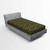 Ambesonne Camouflage Fitted Sheet Continuous Jungle Marsh Camo Fashion Hiding Pattern Soft Decorative Fabric Bedding All-Round Elastic Pocket Twin Size Olive Green