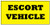 Fastasticdeals Escort Vehicle Yellow Background Car Door Magnets Magnetic Signs-Qty 2/9 x 12 Inches