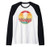 Retro Hops Leaf Craft Beer Brewing IPA Fathers Day Gift Raglan Baseball Tee