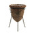 Skalny Round Willow Planter with Stand & Sewn Liner, 11" x 16"
