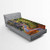 Lunarable Forest Fitted Sheet Winding Path Through Fall Forest with Golden Yellow Leaves on Road Landscape Soft Decorative Fabric Bedding All-Round Elastic Pocket Twin Size Brown Orange Green