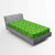 Ambesonne Clover Fitted Sheet Simple Repetitive Shamrock Leaves Luck Pattern Soft Decorative Fabric Bedding All-Round Elastic Pocket Twin Size Fern Green Lime Green Yellow Green