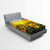 Ambesonne Mediterranean Fitted Sheet Sunflowers Field in Spring Sunset Habitat Scenery Nature Countryside Rural Bed Cover with All-Round Elastic Deep Pocket for Comfort Twin Size Green Yellow