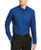 Alfani Mens Dress Shirt Classic Long Sleeve Stretch Solid Blue 2XL
