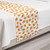Lunarable Candy Corn Bed Runner Continuing Halloween Themed Dessert on a Plain Background Decorative Accent Bedding Scarf for Hotels Homes and Guestrooms Orange Earth Yellow