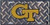 Georgia Tech Yellow Jackets Diamond License Plate - 2652