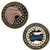 Challenge Coin Thin Blue Line - 4th of July