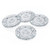 Godinger 25987 Dublin Set Of 4 Coasters