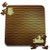 3dRose Art Deco Black and Image of Gold Triangle Pattern - Puzzles -pzl_326627_2-