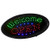 Boshen LED Open Signs Decor for Business Mart Shop Store Bar Cafe Open Sign Display On/Off Switch  Plus Chain 19 inch L x 10 inchW -Oval inchWelcome  and  Open inch-