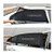 Xiaofeng214 Car Sun Visor Rear Side Window Sun Shade Mesh 2Pcs Black Auto Sunshade Curtain Fabric Car Mosquito Net Shield UV Protector