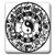 3dRose lsp_38387_2 Astrological Circle Double Toggle Switch