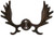 TLT Sold Cast Iron Double Wall Hook Moose Rack
