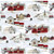 Headin Home Barn Quilts  and  Covered Bridges Snow Scenic from Elizabeths Studio 100 percent Cotton Quilt Fabric by The Yard 4708 Snow