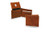 Rico Chicago MLB Baseball White Sox Embossed Brown Leather Billfold Wallet