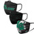 FOCO Tulane Green Wave NCAA Face Cover - Adult - 3 Pack Team Logo