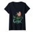 Womens Marvel Earth Day We Are Groot V-Neck T-Shirt